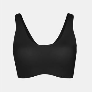 Knix LuxeLift Pullover Bra Large Wireless Seamless Sports Bra Black